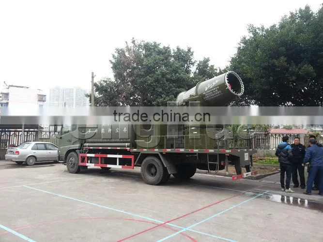 DS-80 aggregates crusher company belt conveyor dust problem solution dust control machine