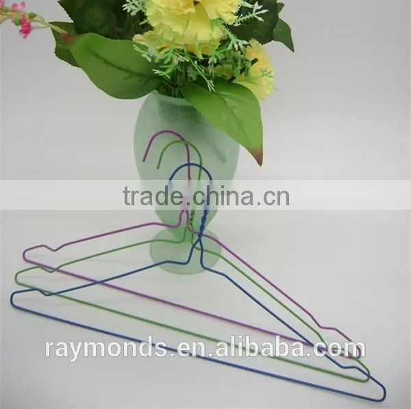 Dry Cleaning Wire Hangers With Plastic Powder Coated