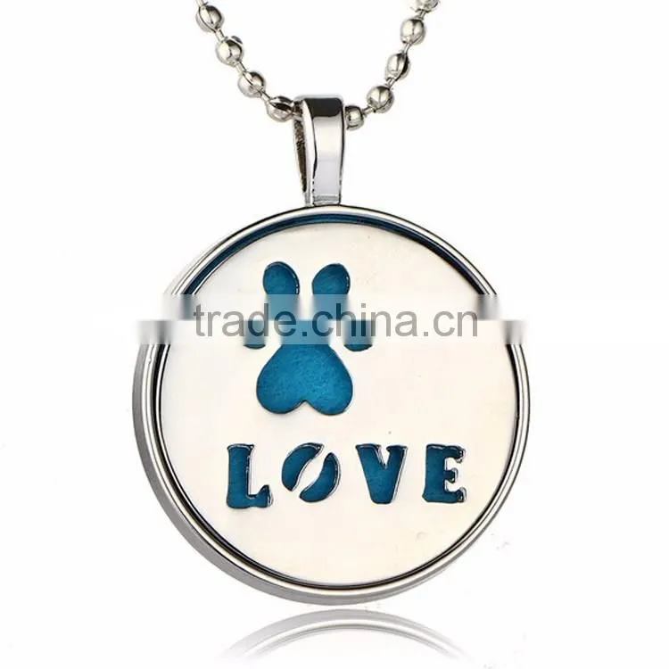 fashion jewelry 2017 trending product cartoon fog diffuser pendant 316l stainless steel jewelry