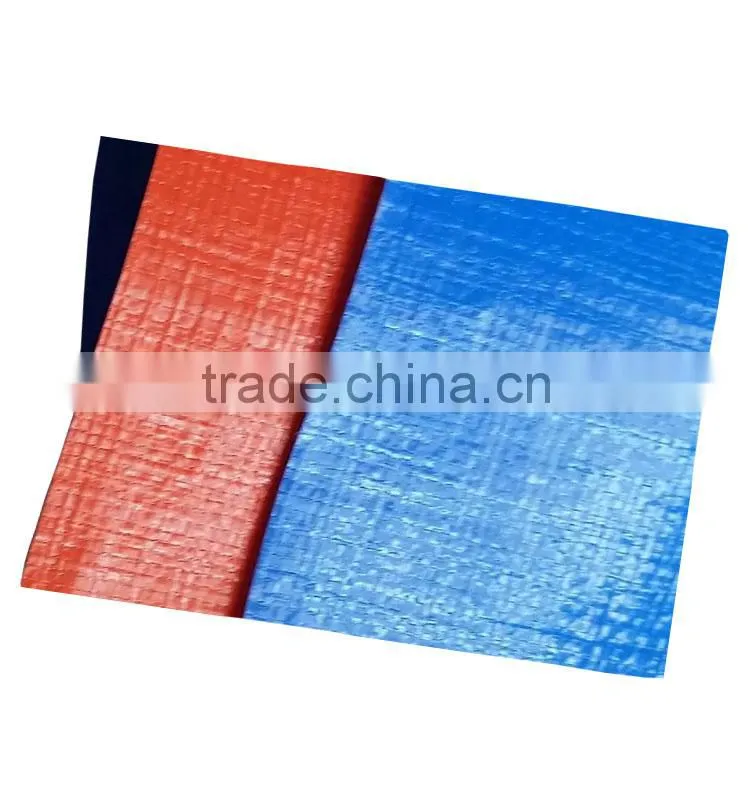 china PE tarpaulin factory, quality blue orange pe waterproof tarpaulin mesh fabric canvas tarpaulin