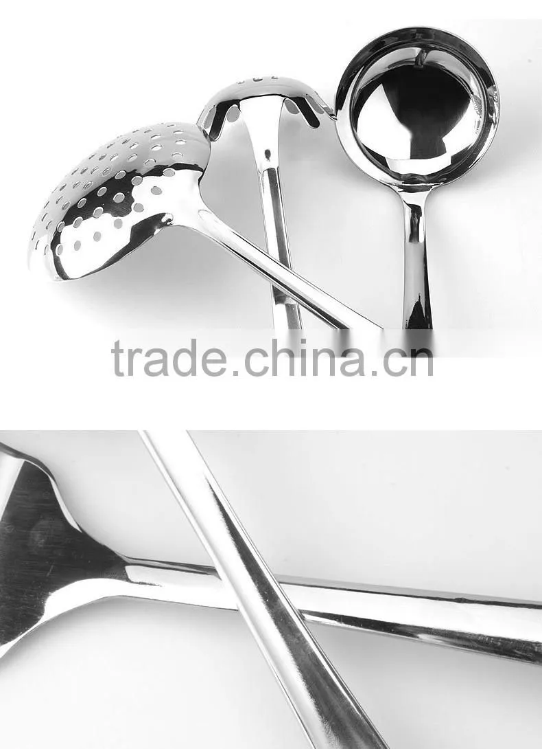 stainless steel kitchenware 2015 style high Quality with plastic handle Cookware/modern kitchen designs7PCS/SET S48