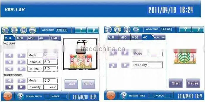 GS-8.1 vaccum slimming machine best ultrasound cavitation machine