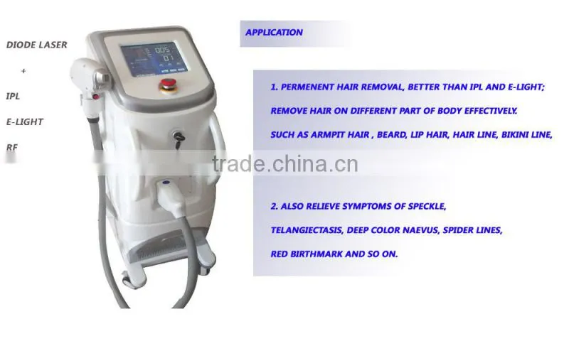 808nm Diode laser Hair removal machine