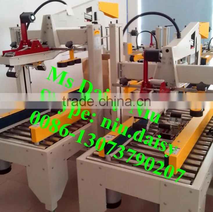 automatic carton strapping machine/paper box binding machine/box strap binding machine