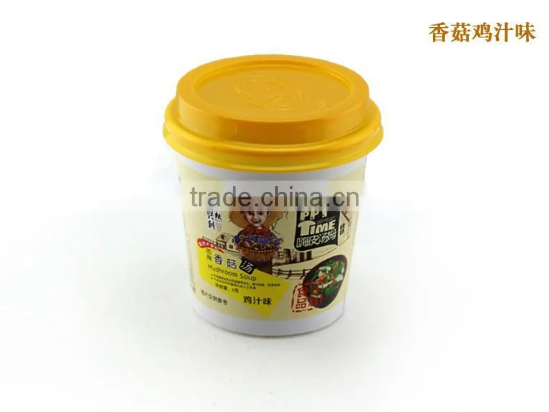 Chicken taste instant soup bag