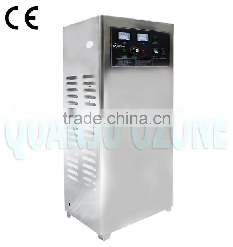 15g ozone generator, corona discharge in quartz glass tube to make ozone