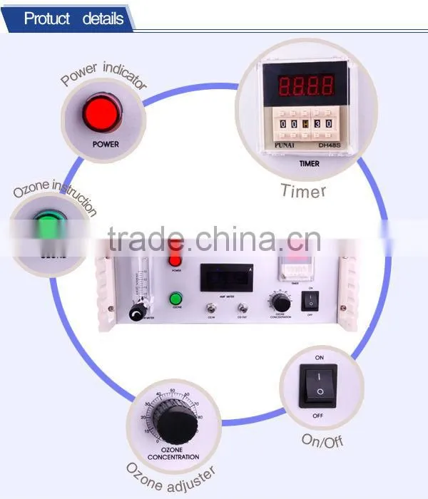 2013 hot sales 2g to 6g Desktop Medical Ozone Generator For Hospital Or Lab