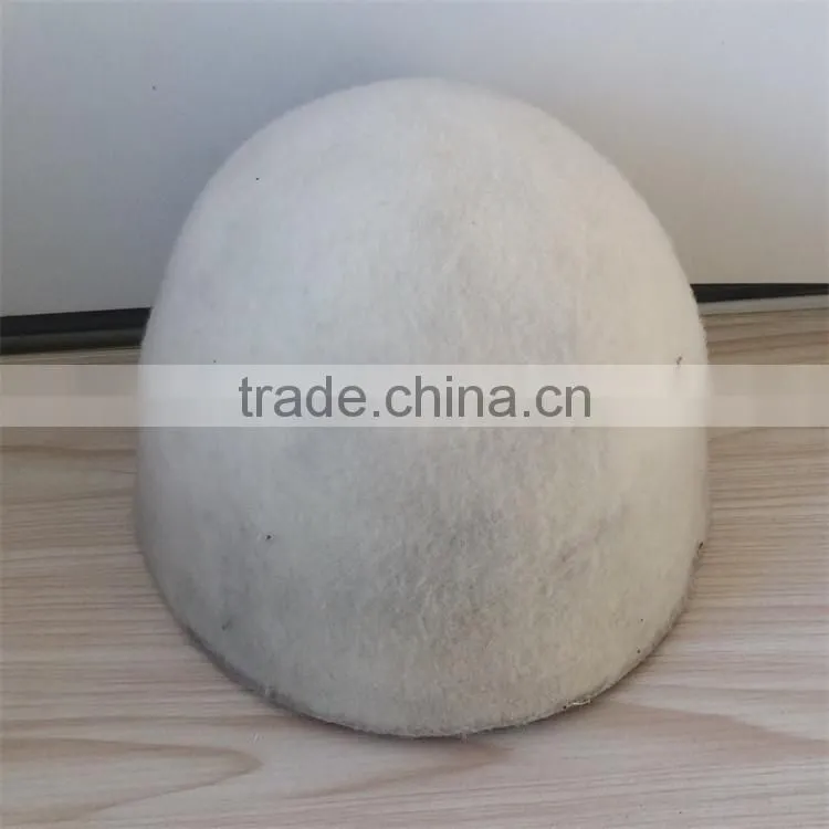 felt hat used for head form impact test of safty glazing