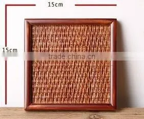 Fruit square and rectangle plate rattan tray
