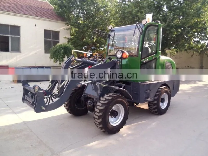 HY610 mini wheel loader with pilot control.quick couple