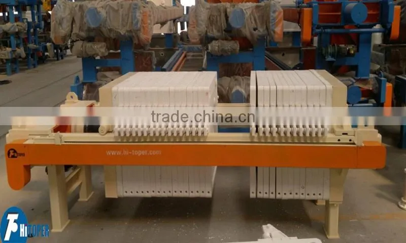 Automatic filter press for paper mill