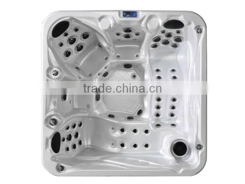 Beautiful 5 person hot tubs with fiberglass spa bottom