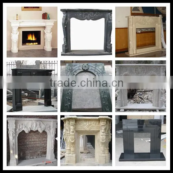 American Style Marble Fireplace Mantel