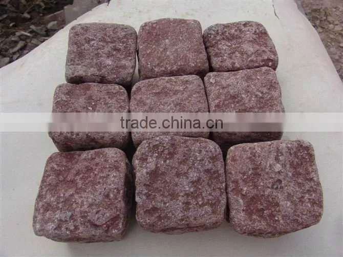 Chinese Ocean Red Granite Cubes