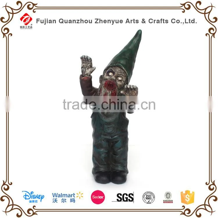 2015 wholesale halloween holiday polyresin zombie decoration