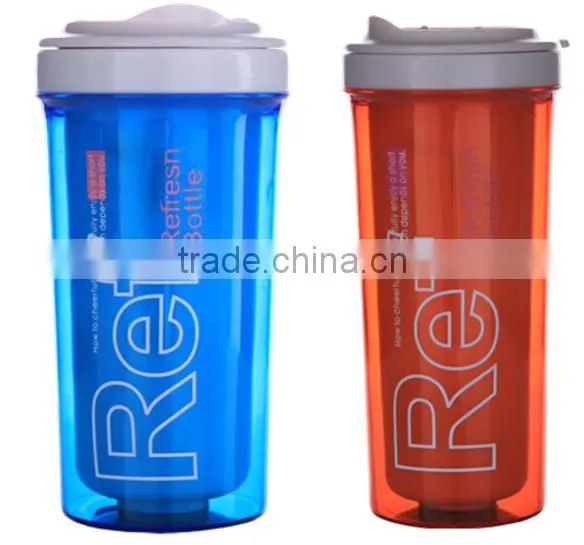 Classic starbucks coffee mug/ double layer water tumbler leak-proof lid/screw lid coffee mug