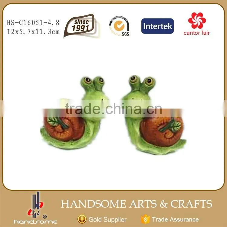4.8 Inch Resin Outdoor Garden Ornament Snail Figurines Animal Statues