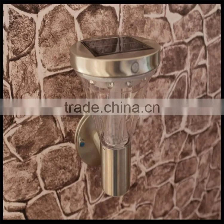 solar led street sensor wall gate light outdoor