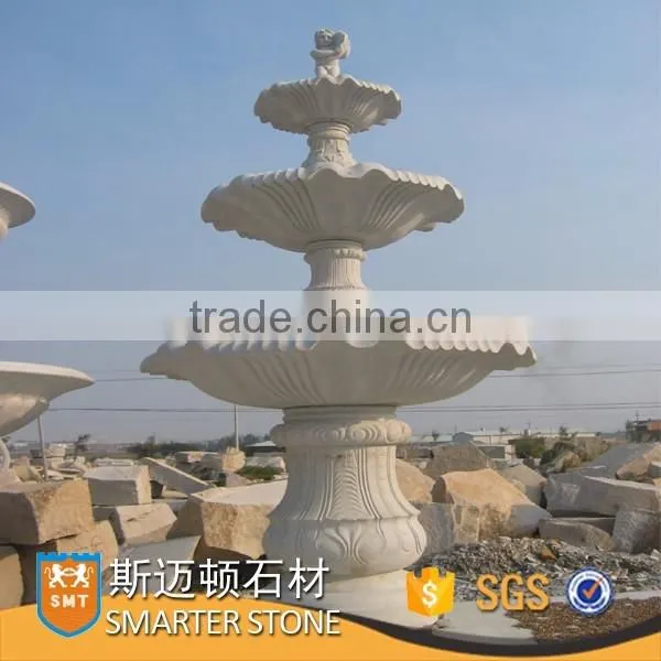 Large outdoor water fountains and Indoor water fountain design