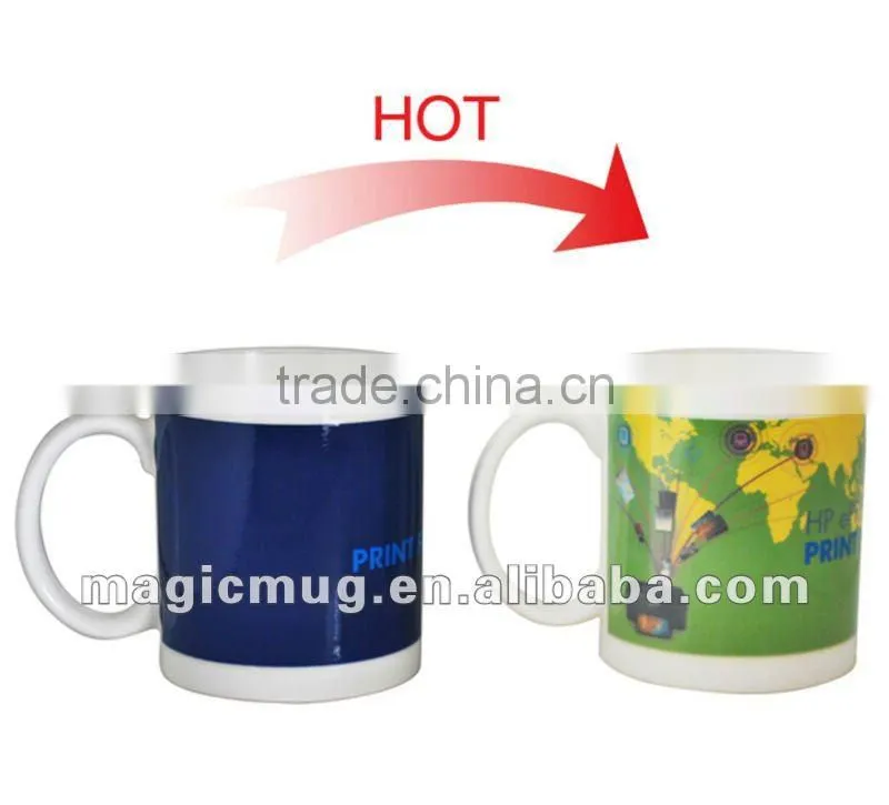 Magic Coffe Mug Ceramic Hot Color Changing Creative Gift