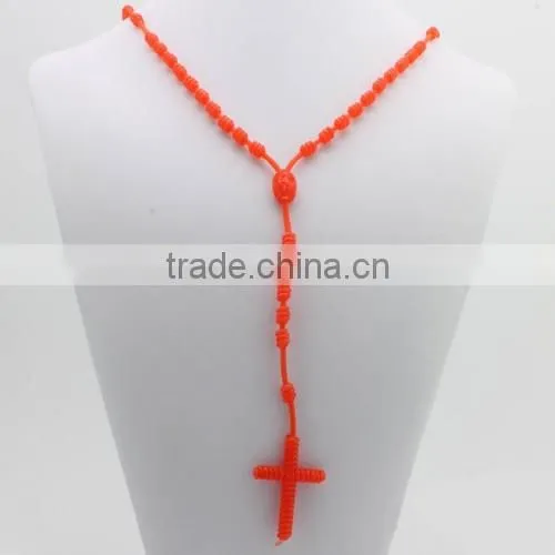 silicone necklace silicone cross necklace