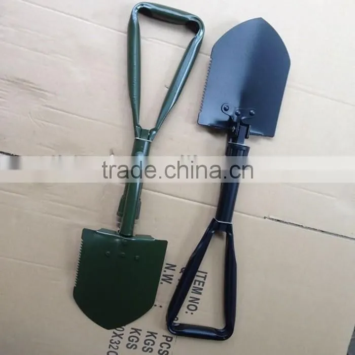 Alloy iron multi purpose folding shovel