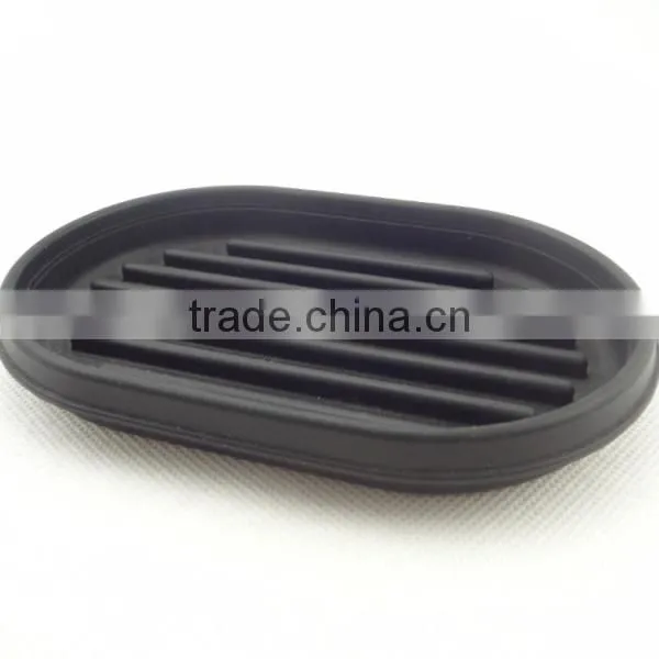 2014 brand new black silicone hanging soap holder