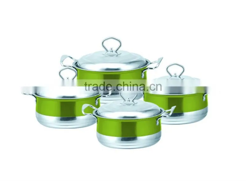 LYJSD 4sets Stainless Steel Cookware Set
