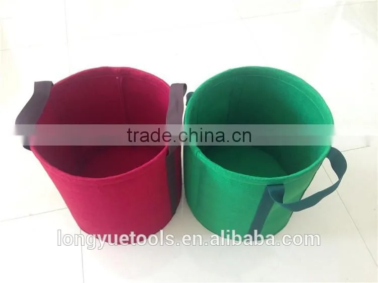 2016 new design wholesale colored non-woven grow bag