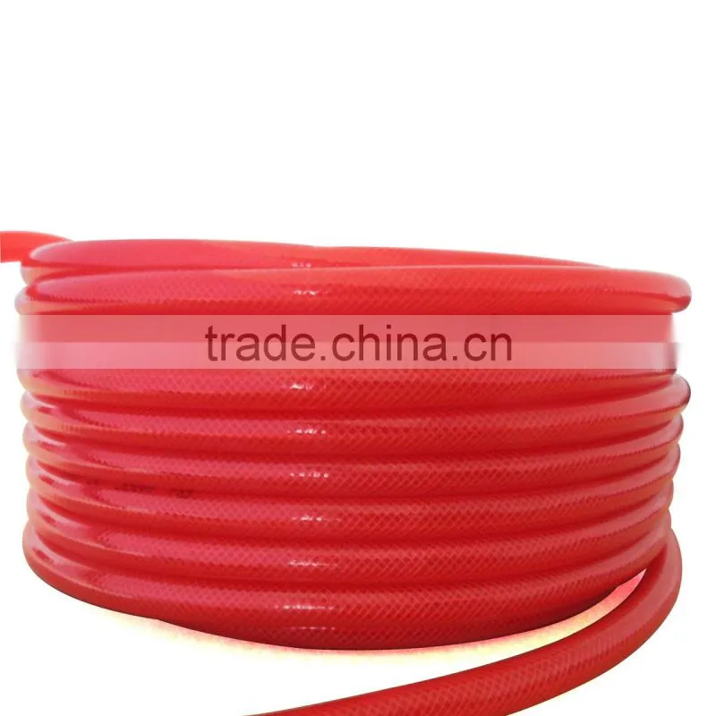 abrasion resistance pu reinforced hose yarn hose 1/4"(10mm*6.3mm) used for industry for pu tube
