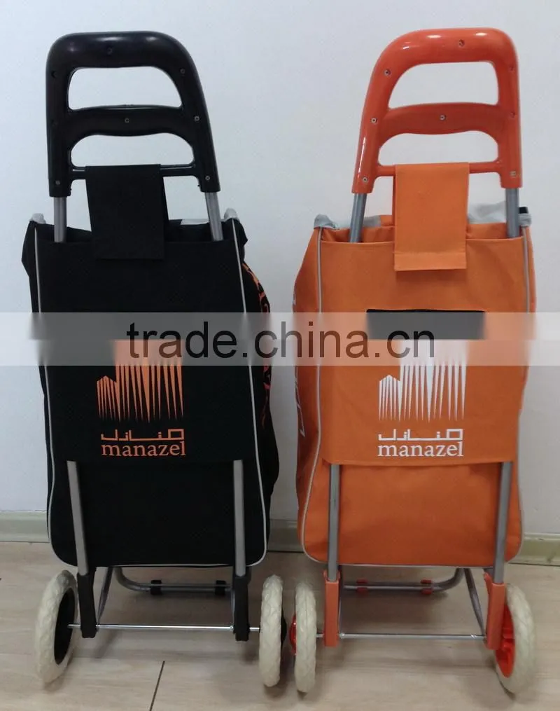 2 Wheels Portable Folding Shopping Trolley Cart