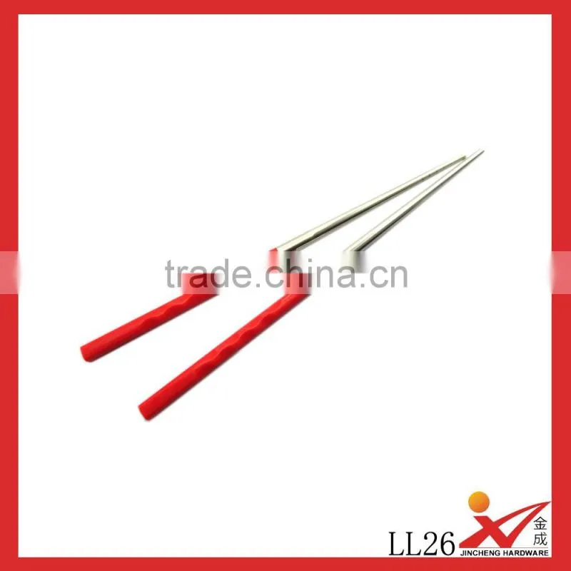 Stainless steel chopsticks with the custom logo