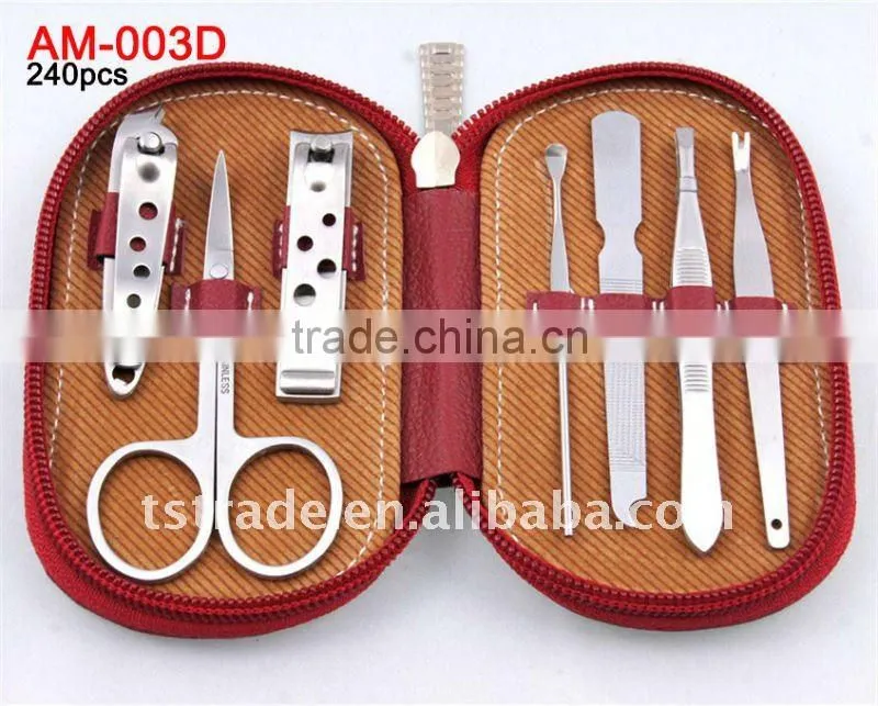 2014 Promotion 5PCS nail pedicure manicure set tools AM-012D
