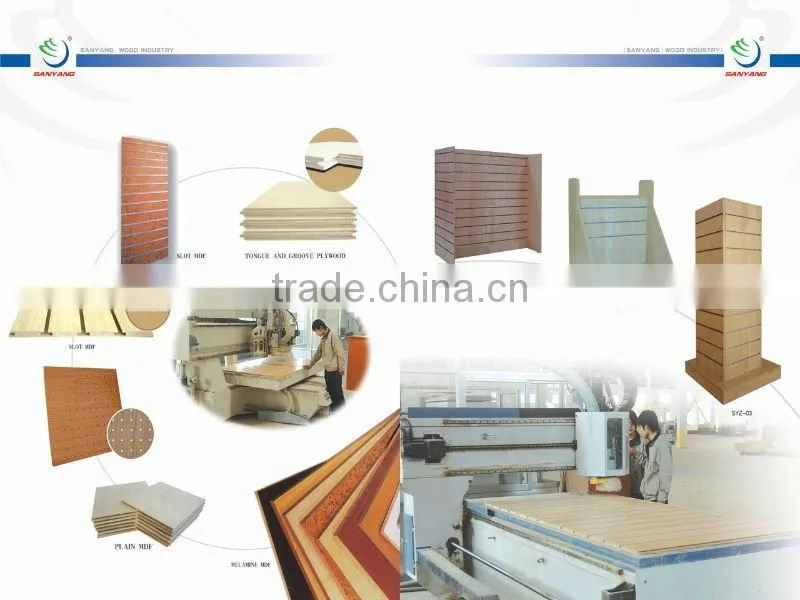 18mm slatwall MDF