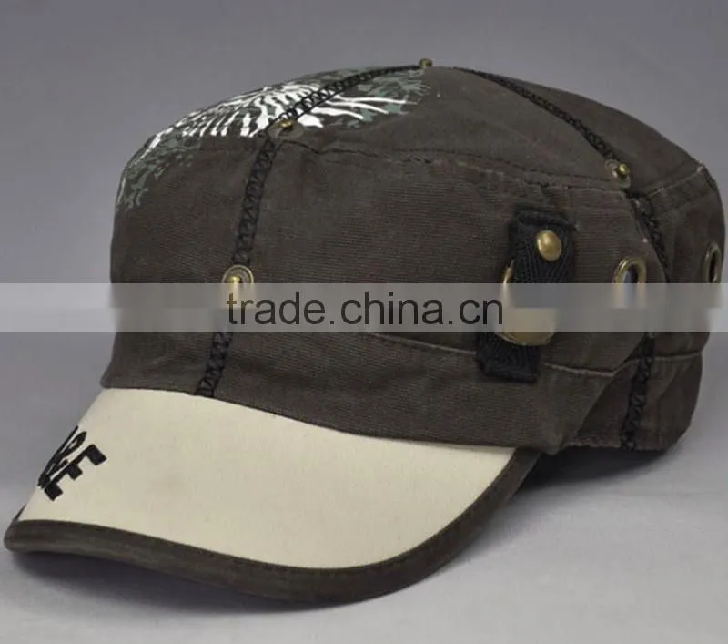 Hipster Beret Distressed Military Hats