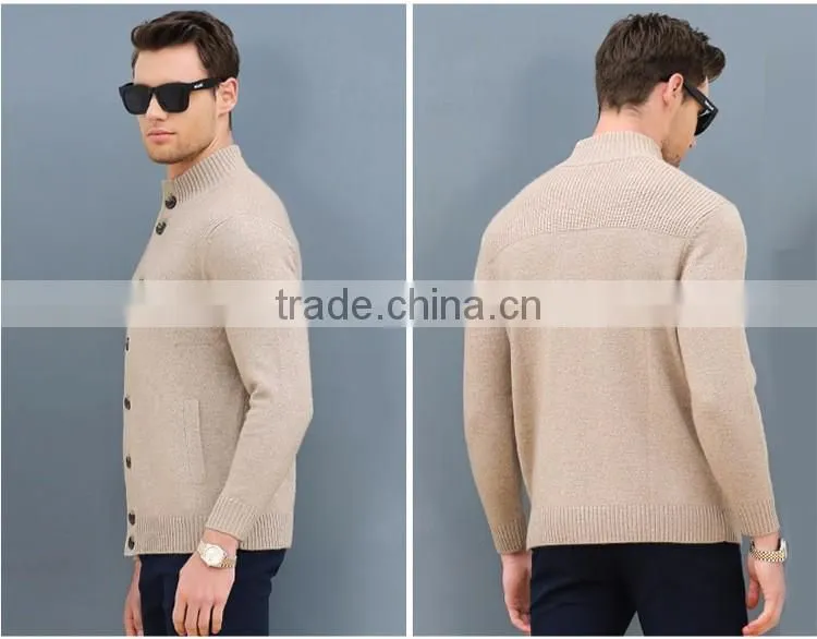 Hot selling products 2016 winter men cardigan sweater