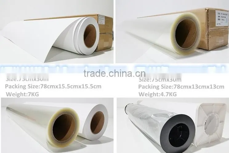 heat transfer paper rolls textile printing