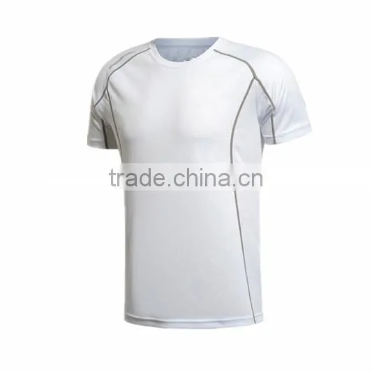 Cannda 100% polyester blank t shirt white
