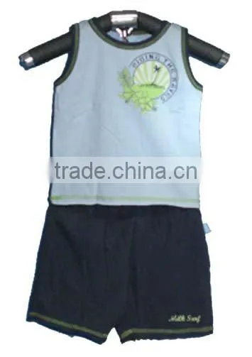printed fashion sport suits for boys