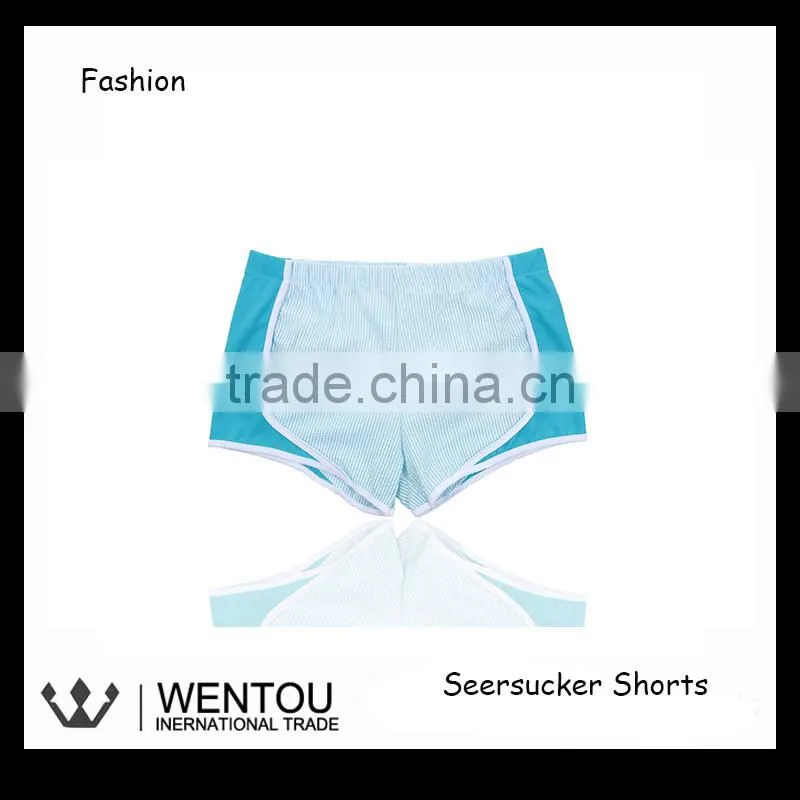 Newest Monogrammed Seersucker Running Shorts