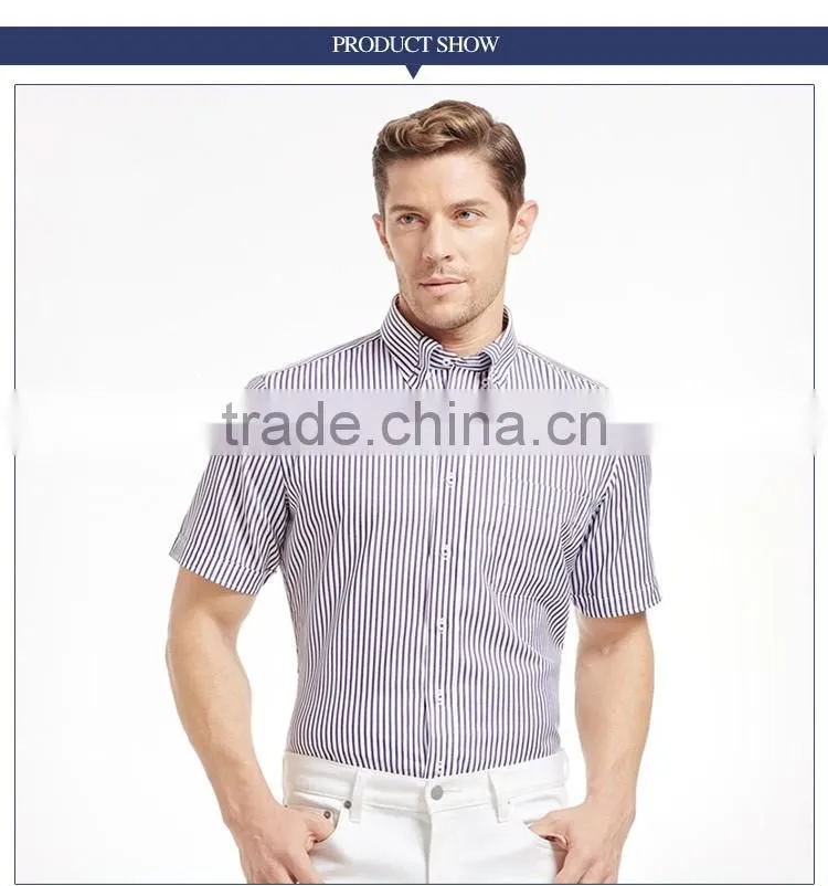 2016 Bospoke Summer Man Short Sleeve Business Shirt