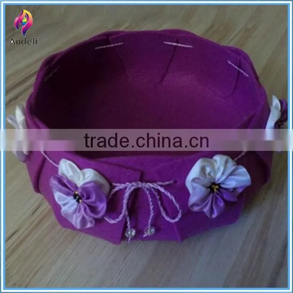 custom DIY Gift Basket,Flower Basket,Felt Basket
