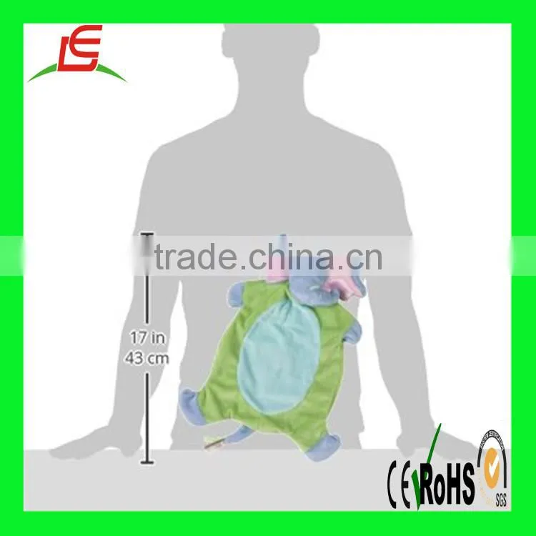 D322 EN71 custom stuffed plush elephant baby cute animal blanket