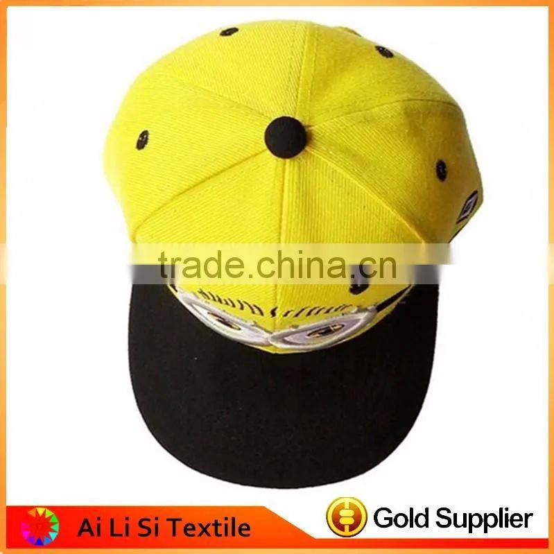 Cheap Cartoon Design Snapback Hats, Fashion Design Embroidered Snapback Hat,Hip Hop Flat Snapback Caps