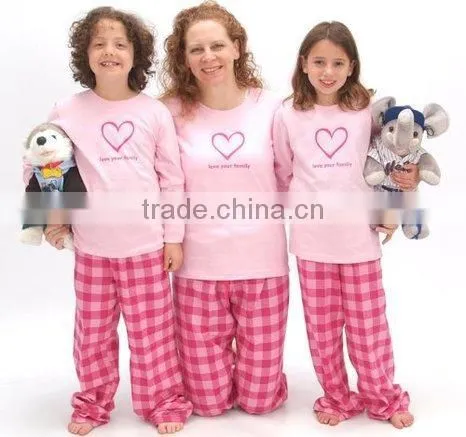 Lovel your family heart clothing set moomy and me matching outfits cotton clothes