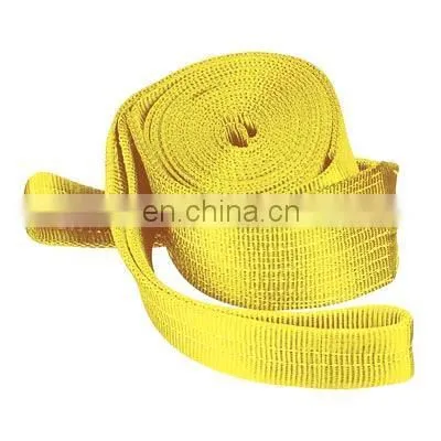 high quality strong flat polyester lifting slings webbing belt