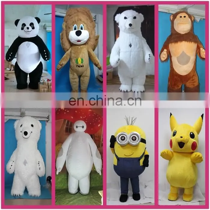 HI CE advisting lion inflatable mascot costume for adult