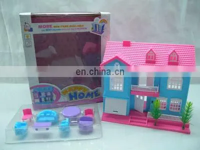 Hot sell kids plastic toy villa