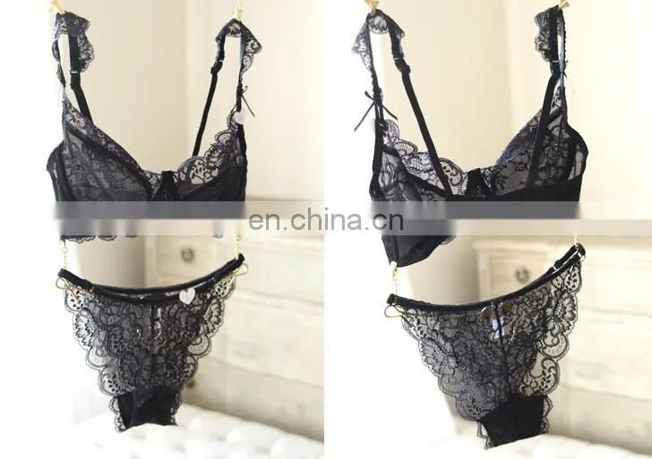 comfortable convertible bra set with brief panty