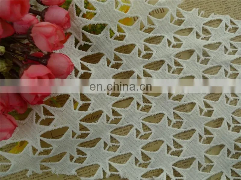2017 hot sale whtie milk silk flower embroidery lace fabric